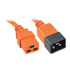 Thumbnail 1 : Videk 3m Mains Extension Lead Plug C19 (F) to C20(M) Power Cable/Connector - Orange