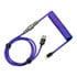 Thumbnail 1 : Cooler Master USB-C to USB-A Coiled Cable - Thunderstorm Blue/Purple