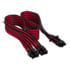 Thumbnail 1 : Corsair Premium Black/Red Individually Sleeved 16-Pin PCIe 5.0 PSU Cable