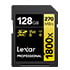 Thumbnail 1 : Lexar Professional 1800x SDXC Gold Series 128GB