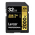 Thumbnail 1 : Lexar Professional 2000x SDHC UHS-II Card GOLD Series 32GB