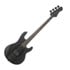 Thumbnail 1 : Fairclough OBP Satin Black, Black Pick Guard 4 String Bass Guitar