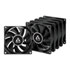 Thumbnail 1 : Arctic F8 PWM PST Black Static Pressure 80mm Fan Value Pack (5 pcs)