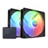 Thumbnail 1 : NZXT F140 RGB Core 140mm PWM Fan 2 Pack with Controller Black