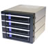 Thumbnail 1 : Icy Dock 4x3.5" SATA II Hot Swap Aluminium Backplane into 3x5.25" Bays