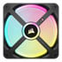 Thumbnail 4 : CORSAIR iCUE LINK QX120 RGB Triple 120mm PWM Fan Starter Kit