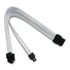 Thumbnail 3 : Xclio White 6+2 Pin Braided PCIe Cable