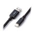 Thumbnail 2 : CableMod Pro 150cm Black Coiled Braided Keyboard Cable USB A to C