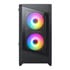 Thumbnail 3 : CiT Level 1 Black Tempered Glass MicroATX Case
