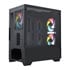 Thumbnail 4 : CiT Level 1 Black Tempered Glass MicroATX Case