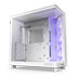 Thumbnail 1 : NZXT H6 Flow RGB White Compact Dual-Chamber Tempered Glass PC Case