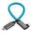 Thumbnail 2 : Kondor Blue USB C To USB C High Speed Cable Right Angle 12"