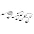 Thumbnail 1 : CORSAIR iCUE LINK Cable Kit with Straight Connectors, White