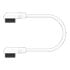 Thumbnail 2 : CORSAIR iCUE LINK 135mm Slim 90°/Slim 90° Cables - White