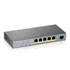 Thumbnail 1 : Zyxel 5-Port GS1350-6HP Smart Managed PoE Gigabit Switch with GbE Uplink