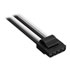 Thumbnail 1 : Corsair Premium Black/White Individually Sleeved Peripheral Power (Molex) Type-5 PSU Cable