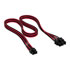 Thumbnail 2 : Corsair Premium Black/Red Individually Sleeved PCIe Single Connector Type-5 PSU Cable
