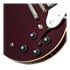 Thumbnail 2 : Epiphone Noel Gallagher Riviera (Incl. Hard Case) Dark Red Wine