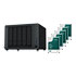 Thumbnail 1 : Synology 5 Bay DS1522+ Desktop NAS Unit with 2 M.2 Slots + 5x 4TB Synology HAT3300 HDD