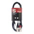 Thumbnail 1 : Stagg 3.5mm Jack to 2 x XLR Cable (2 Metres/6 Feet)