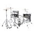 Thumbnail 3 : (Open Box) Ludwig 50th Anniversary Vistalite FAB 22x14", 13x9", 16x16" Shell Pack Smoke/Clear Swirl