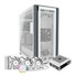 Thumbnail 1 : Corsair 5000D Airflow White + RM8550 White PSU + Corsair iCUE H150i RGB ELITE White AIO Bundle