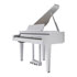 Thumbnail 4 : Roland GP-6 Digital Baby Grand Piano with Bench - Polished White