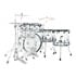 Thumbnail 2 : Tama 50th Anniversary Starclassic Mirage Drum Kit - Crystal Ice