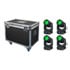 Thumbnail 1 : Equinox Fusion 200 Beam x 4 + Equinox Flight Case