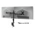 Thumbnail 1 : CONX Dual Monitor Stand 10 to 30 Inch Monitors Desk Clamp Height/Tilt/Rotate/Swivel/Pivot