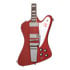 Thumbnail 2 : Epiphone 1963 Firebird V Maestro Vibrola (Incl. Hard Case) Ember Red