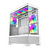 Thumbnail 1 : GameMax Vista White ATX PC Gaming Case with 6x Dual-Ring Infinity Fans