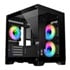 Thumbnail 1 : CIT Overseer Black MicroATX PC Case with 3x Celsius Dual-Ring Fans