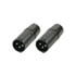 Thumbnail 1 : Scan Pro Audio 3 Pin DMX Terminators (2 Pack) Black