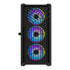 Thumbnail 3 : Vida Cyclone Black Tempered Glass Micro-ATX PC Gaming Case