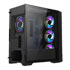 Thumbnail 4 : Vida Cyclone Black Tempered Glass Micro-ATX PC Gaming Case