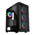 Thumbnail 1 : CiT Orion Black Mid Tower Tempered Glass PC Gaming Case
