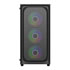 Thumbnail 3 : CiT Orion Black Mid Tower Tempered Glass PC Gaming Case
