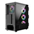 Thumbnail 4 : CiT Neo Black Mid Tower Tempered Glass PC Gaming Case