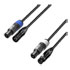 Thumbnail 1 : Adam Hall Cables 5 STAR H PCON A 0300 Hybrid Cable | audio Neutrik® XLR x powerCON® | 3m