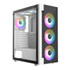 Thumbnail 1 : CiT Destroyer White Mid Tower Tempered Glass PC Gaming Case