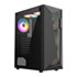 Thumbnail 1 : CiT Carisma Black Mid Tower Tempered Glass PC Gaming Case