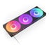 Thumbnail 2 : NZXT F360 RGB Core 360mm PWM Uni-body 3 Fan Set Black
