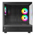 Thumbnail 2 : Montech XR Panoramic Window Mid Tower PC Case with 3x ARGB PWM Fans Black
