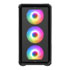 Thumbnail 3 : GameMax Icon MicroATX Tempered Glass PC Gaming Case Black