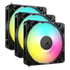 Thumbnail 1 : CORSAIR RS120 ARGB PWM 120mm Fan 3 Pack Simplified Control - Daisy-Chain 4-Pin PWM