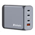 Thumbnail 1 : Verbatim 200W 4-Port GaN3 Wall Charger With PD3 3C1A UK/US/EU