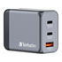 Thumbnail 1 : Verbatim 65W3-Port GaN3 Wall Charger PD3/QC3 2C1A  UK/US/EU