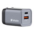 Thumbnail 1 : Verbatim 35W UK/US/EU 2-Port GaN Wall Charger With Power Delivery