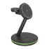 Thumbnail 1 : ICY BOX 3-In-1 Magnetic Charging Stand for Phones, Smartwatches & Earbuds